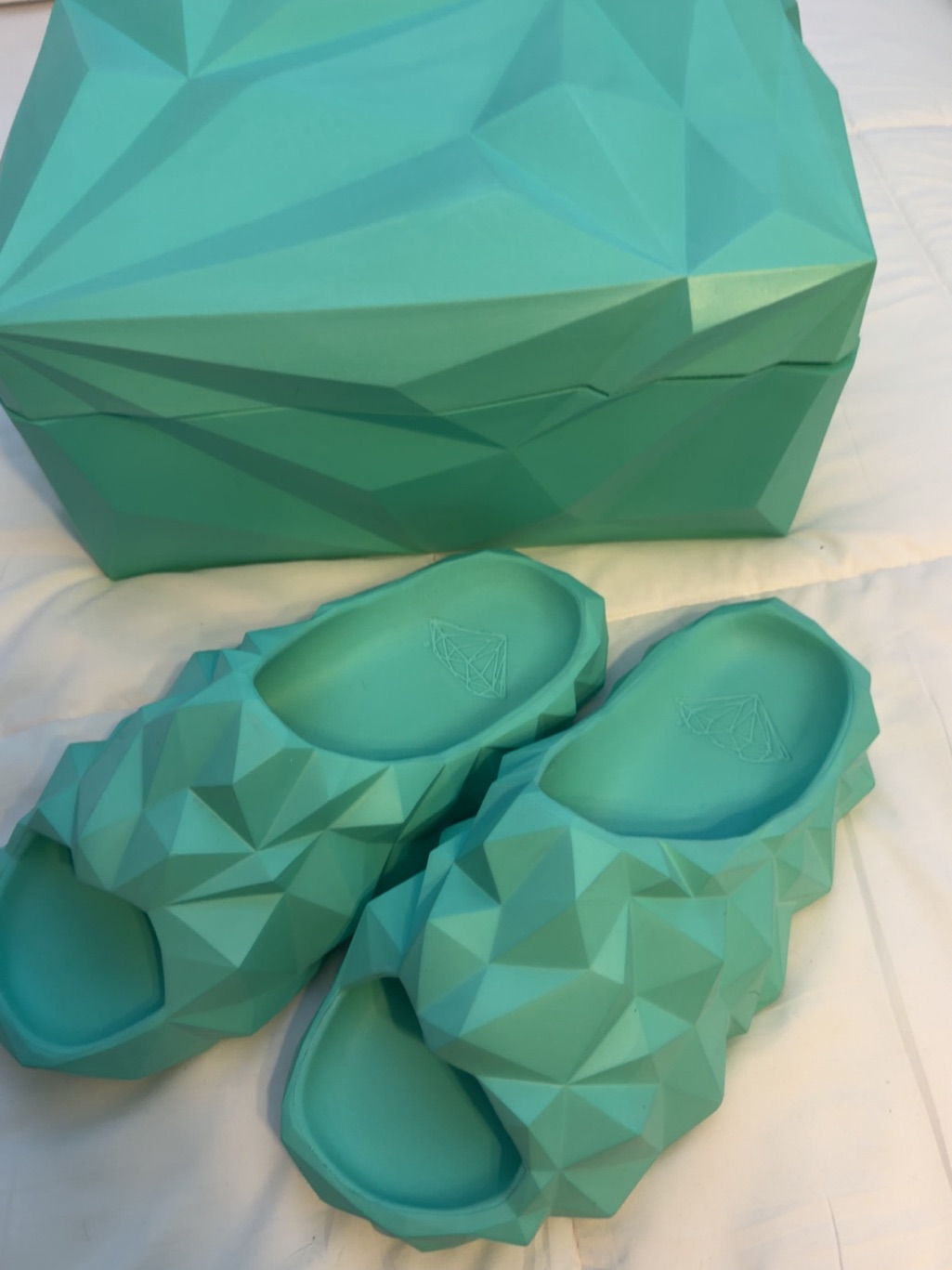 Diamond Supply Co Diamond Blue Slide Box Label